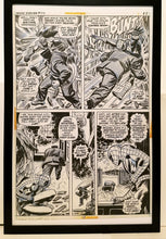 Load image into Gallery viewer, Amazing Spider-Man #115 pg. 17 John Romita 11x17 FRAMED Original Art Poster Marvel Comics