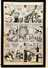 Load image into Gallery viewer, Amazing Spider-Man #112 pg. 28 John Romita 11x17 FRAMED Original Art Poster Marvel Comics