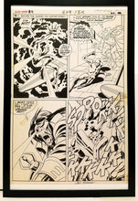 Load image into Gallery viewer, Silver Surfer #9 pg. 13 by John Buscema 11x17 FRAMED Original Art Poster Marvel Comics