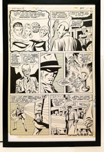 Load image into Gallery viewer, Silver Surfer #15 pg. 6 by John Buscema 11x17 FRAMED Original Art Poster Marvel Comics