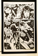 Load image into Gallery viewer, Silver Surfer #8 pg. 15 by John Buscema 11x17 FRAMED Original Art Poster Marvel Comics