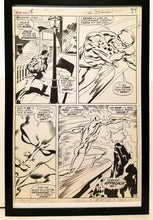 Load image into Gallery viewer, Silver Surfer #5 pg. 29 by John & Sal Buscema 11x17 FRAMED Original Art Poster Marvel Comics