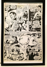 Load image into Gallery viewer, Silver Surfer #5 pg. 19 by John & Sal Buscema 11x17 FRAMED Original Art Poster Marvel Comics