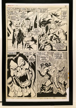 Load image into Gallery viewer, Silver Surfer #6 pg. 33 by John & Sal Buscema 11x17 FRAMED Original Art Poster Marvel Comics