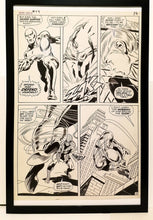 Load image into Gallery viewer, Silver Surfer #14 pg. 12 by John Buscema 11x17 FRAMED Original Art Poster Marvel Comics