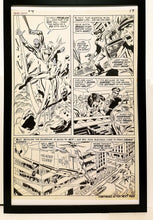 Load image into Gallery viewer, Silver Surfer #14 pg. 15 by John Buscema 11x17 FRAMED Original Art Poster Marvel Comics