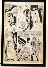 Load image into Gallery viewer, Silver Surfer #5 pg. 10 by John & Sal Buscema 11x17 FRAMED Original Art Poster Marvel Comics