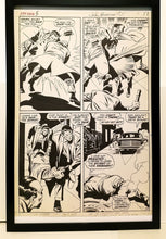 Load image into Gallery viewer, Silver Surfer #5 pg. 15 by John & Sal Buscema 11x17 FRAMED Original Art Poster Marvel Comics
