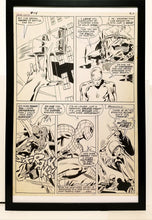 Load image into Gallery viewer, Silver Surfer #14 pg. 17 by John Buscema 11x17 FRAMED Original Art Poster Marvel Comics