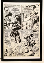 Load image into Gallery viewer, Silver Surfer #8 pg. 5 w/ Mephisto 11x17 FRAMED Original Art Poster Marvel Comics