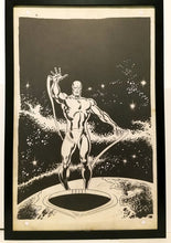 Load image into Gallery viewer, Silver Surfer #1 by John Buscema 11x17 FRAMED Original Art Poster Marvel Comics