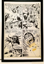 Load image into Gallery viewer, Silver Surfer #8 pg. 17 w/ Mephisto 11x17 FRAMED Original Art Poster Marvel Comics