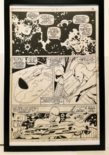 Load image into Gallery viewer, Silver Surfer #6 pg. 4 by John & Sal Buscema 11x17 FRAMED Original Art Poster Marvel Comics