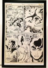 Load image into Gallery viewer, Silver Surfer #5 pg. 5 by John & Sal Buscema 11x17 FRAMED Original Art Poster Marvel Comics