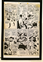 Load image into Gallery viewer, Silver Surfer #5 pg. 35 by John & Sal Buscema 11x17 FRAMED Original Art Poster Marvel Comics