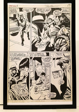 Load image into Gallery viewer, Silver Surfer #5 pg. 12 by John & Sal Buscema 11x17 FRAMED Original Art Poster Marvel Comics Poster