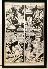 Load image into Gallery viewer, Silver Surfer #5 pg. 24 by John & Sal Buscema 11x17 FRAMED Original Art Poster Marvel Comics