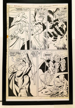Load image into Gallery viewer, Silver Surfer #5 pg. 34 by John & Sal Buscema 11x17 FRAMED Original Art Poster Marvel Comics