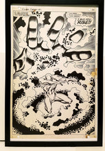 Load image into Gallery viewer, Silver Surfer #1 pg. 33 by John Buscema 11x17 FRAMED Original Art Poster Marvel Comics