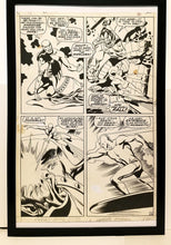 Load image into Gallery viewer, Silver Surfer #6 pg. 26 by John & Sal Buscema 11x17 FRAMED Original Art Poster Marvel Comics