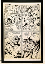 Load image into Gallery viewer, Silver Surfer #9 pg. 6 by John Buscema 11x17 FRAMED Original Art Poster Marvel Comics