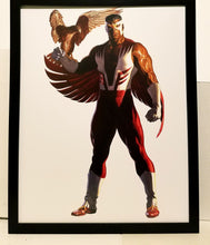 Load image into Gallery viewer, Falcon Timeless by Alex Ross FRAMED 11x14 Art Print Marvel Comics Poster