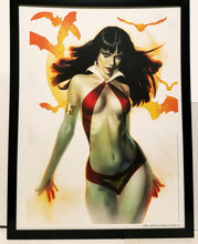 Load image into Gallery viewer, Vampirella 12x16 FRAMED Art Print by Joshua Middleton (from #1) NEW comic poster