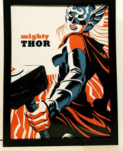 Load image into Gallery viewer, Jane Foster Mighty Thor by Michael Cho 9x12 FRAMED Art Print Marvel Comics Poster