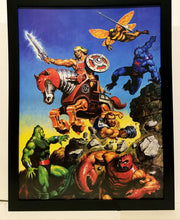 Load image into Gallery viewer, He-Man & Masters of the Universe by Earl Norem 9x12 FRAMED Art Print Poster