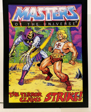 Load image into Gallery viewer, Skeletor vs He-Man & Masters of the Universe 9x12 FRAMED Art Print Poster