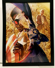 Load image into Gallery viewer, Falcon Captain America by Alex Ross 9x12 FRAMED Art Print Marvel Comics Poster