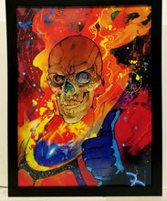 Load image into Gallery viewer, Cosmic Ghost Rider by Christian Ward  9x12 FRAMED Art Print Marvel Comics Poster