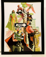 Load image into Gallery viewer, Avengers by Mike Del Mundo 9x12 FRAMED Art Print Marvel Comics Poster
