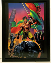 Load image into Gallery viewer, Black Panther vs Killmonger by Ryan Benjamin 9x12 FRAMED Art Print Marvel Comics Poster
