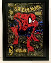 Load image into Gallery viewer, Spider-Man #1 Gold by Todd McFarlane 9x12 FRAMED Art Print Marvel Comics Poster
