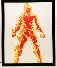 Load image into Gallery viewer, Fantastic Four Human Torch Timeless by Alex Ross FRAMED 11x14 Art Print Marvel Comics Poster
