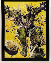 Load image into Gallery viewer, Hulk Venom-ized by Mike Del Mundo 9x12 FRAMED Art Print Marvel Comics Poster