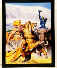 Load image into Gallery viewer, He-Man & Masters of the Universe by Earl Norem 9x12 FRAMED Art Print Poster