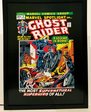 Load image into Gallery viewer, Marvel Spotlight #5 Ghost Rider 12x16 FRAMED Art Print Marvel Comics Poster