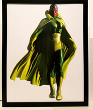 Load image into Gallery viewer, Avengers Vision Wandavision Timeless by Alex Ross FRAMED 11x14 Art Print Marvel Comics Poster