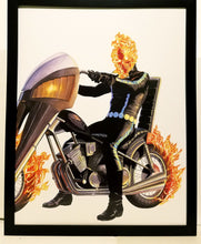 Load image into Gallery viewer, Ghost Rider Timeless by Alex Ross FRAMED 11x14 Art Print Marvel Comics Poster