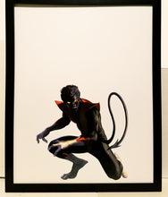 Load image into Gallery viewer, Nightcrawler X-Men Timeless by Alex Ross FRAMED 11x14 Art Print Marvel Comics Poster