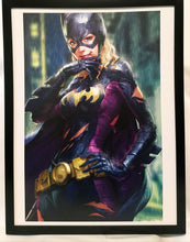 Load image into Gallery viewer, Batgirl by Stanley Artgerm Lau FRAMED 12x16 Art Print DC Comics Poster