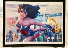 Load image into Gallery viewer, Wonder Woman by Stanley Artgerm Lau FRAMED 12x16 Art Print DC Comics Poster