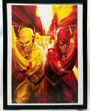Load image into Gallery viewer, Reverse Flash / Professor Zoom by Stanley Artgerm Lau FRAMED 12x16 Art Print DC Comics Poster
