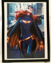 Load image into Gallery viewer, Batgirl by Stanley Artgerm Lau FRAMED 12x16 Art Print DC Comics Poster