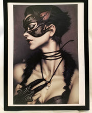 Load image into Gallery viewer, Catwoman Selina Kyle by Stanley Artgerm Lau FRAMED 12x16 Art Print DC Comics Poster