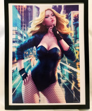 Load image into Gallery viewer, Black Canary by Stanley Artgerm Lau FRAMED 12x16 Art Print DC Comics Poster