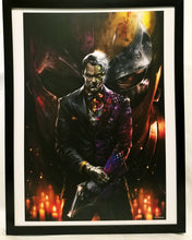 Load image into Gallery viewer, Deathstroke vs Two Face by Francesco Mattina FRAMED 12x16 Art Print DC Comics Poster