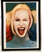 Load image into Gallery viewer, Harley Quinn by Frank Cho FRAMED 12x16 Art Print DC Comics Poster